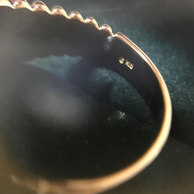 k18印台リング　26サイズ メンズのアクセサリー(リング(指輪))の商品写真