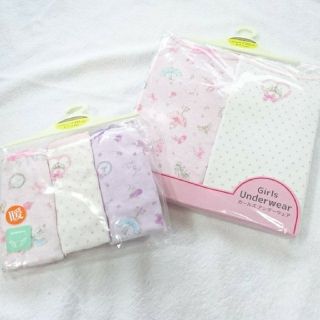 マザウェイズ(motherways)の２mama様専用♪120バレエ柄下着セット＋うさぎ黄色下着２枚セット(下着)