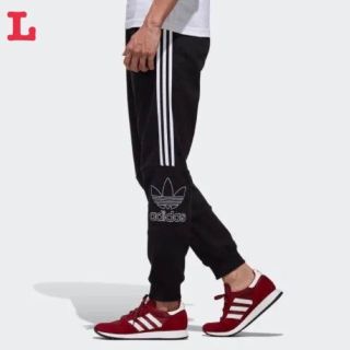 アディダス(adidas)のアディダス オリジナルス アウトライン トラックパンツ スウェットパンツ 黒 L(その他)