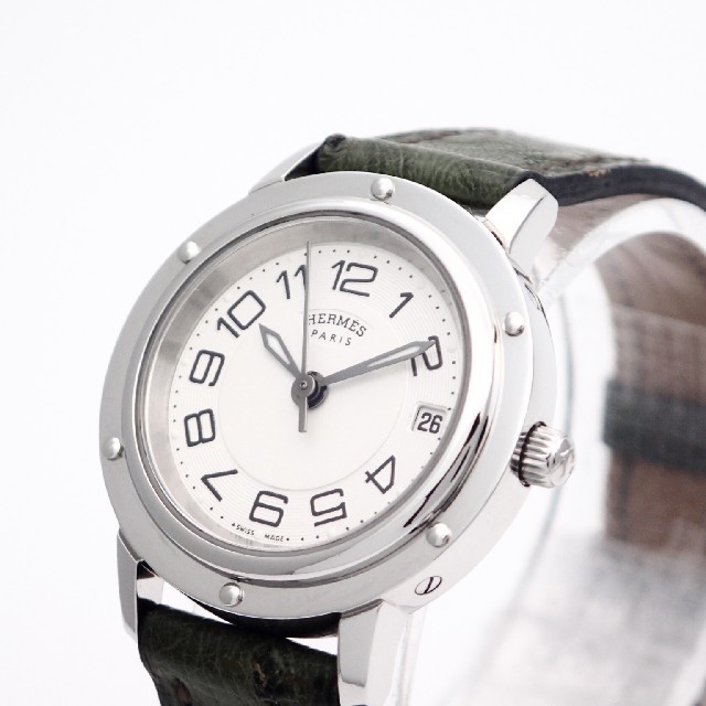H - 【HERMES】エルメス腕時計 '新型クリッパー CP1.210' ☆美品☆の