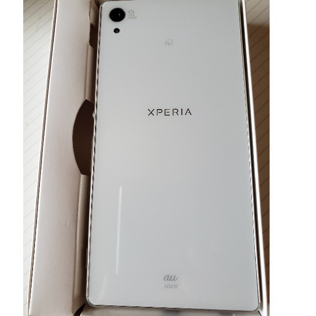 値下げ 新品未使用 au Xperia Z4 SOV31 ホワイト DirTiL0DP6