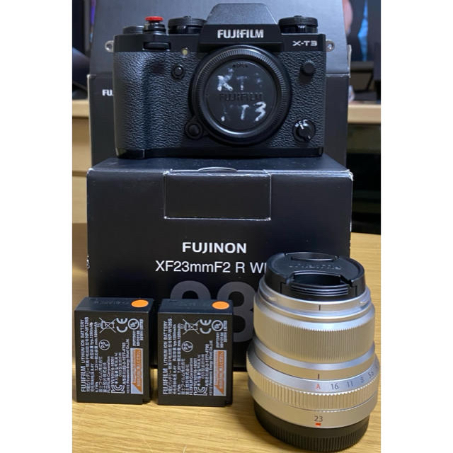 売り切れ必至！ 富士フイルム - FUJIFILM X-T3 美品 レンズ、追加