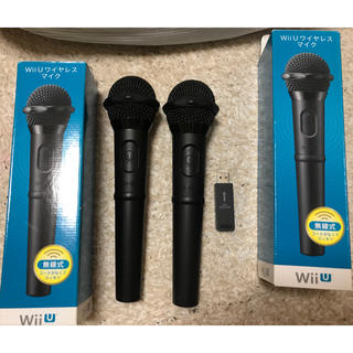 ウィーユー(Wii U)のWiiU ワイヤレスマイク マイクレシーバー付き(家庭用ゲームソフト)
