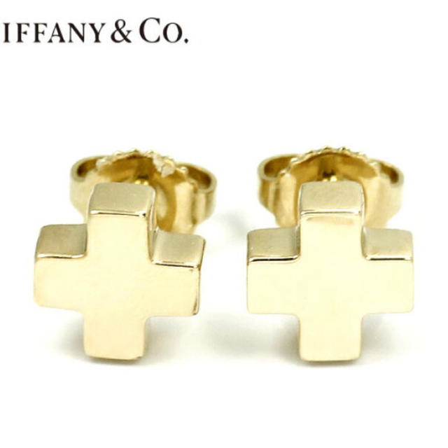 Tiffany & Co.(ティファニー)のuck様⭐︎ティファニー K18YG ピアス ローマンクロス モチーフ レディースのアクセサリー(ピアス)の商品写真