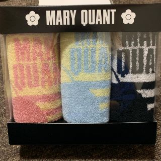 マリークワント(MARY QUANT)のミニタオル3点セット(タオル/バス用品)