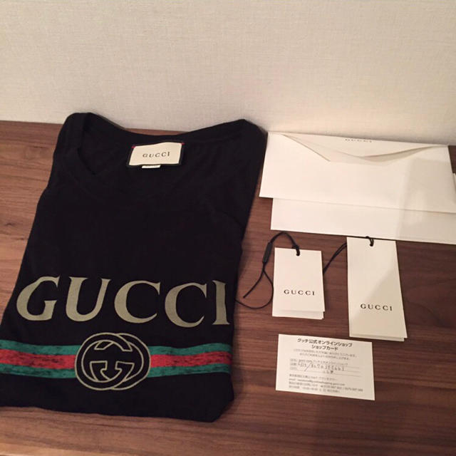 Gucci - 定価48600円 GUCCI ロゴウォッシュドオーバーサイズTシャツ  の通販 by T's shop