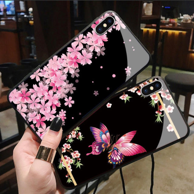 蝶と桜 おしゃれ Iphonex Xsケースの通販 By アロマ S Shop ラクマ