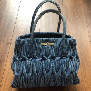 miumiuハンドバッグ・デニム地美品☆