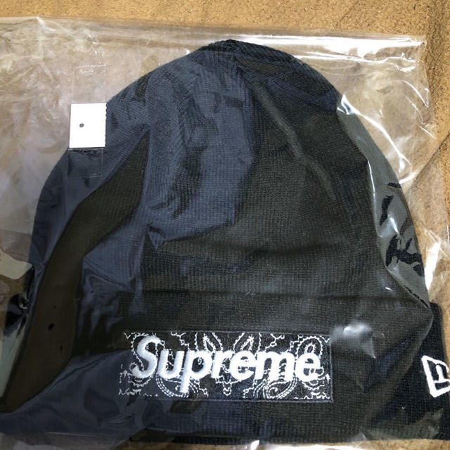 帽子supreme boxlogo beanie