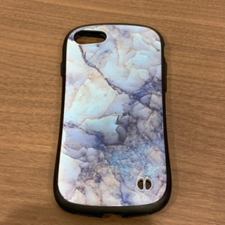 専用⭐︎iFace ケース　iPhone7 8 大理石風　ブルー(iPhoneケース)