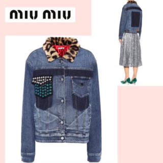 ミュウミュウ(miumiu)の定価18万　miumiu ジャケット(Gジャン/デニムジャケット)