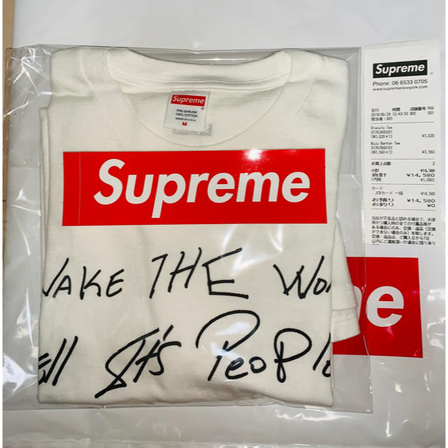 Supreme(シュプリーム)のwake the world buju banton tee supreme メンズのトップス(Tシャツ/カットソー(半袖/袖なし))の商品写真