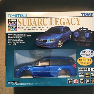 トミー(TOMMY)のスバル　レガシィ　ツーリングワゴン　ラジコン　2004WRブルーマイカ(ホビーラジコン)