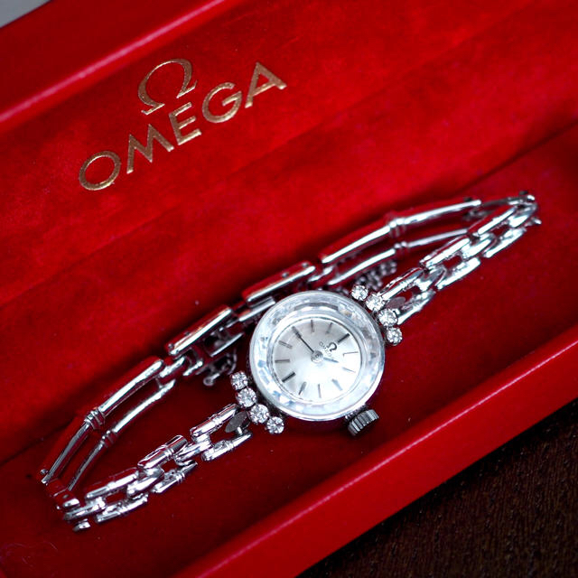 スーパー コピー ロレックス 時計 激安 | OMEGA - 美品✨オメガ プラチナ×ダイヤ8石 仕上げ済✨ロレックス エルメス ティファニーの通販 by Plumage❤︎antique watch