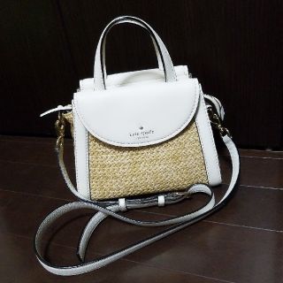 ケイトスペードニューヨーク(kate spade new york)のケイトスペード カゴバッグ・ショルダーバッグ(かごバッグ/ストローバッグ)