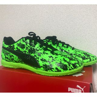 プーマ(PUMA)のプーマ ワン 19.4 インドアトレーニング　グリーン(スニーカー)