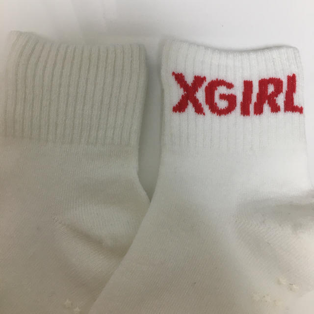 X-girl(エックスガール)の新品☆X-girl  キッズ　靴下　ソックス キッズ/ベビー/マタニティのこども用ファッション小物(靴下/タイツ)の商品写真