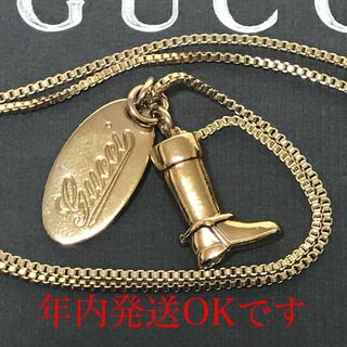 Gucci - 正規品　グッチ　チャーム　ネックレスの通販