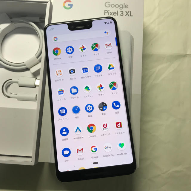 Pixel3 128gb ホワイト simロック解除済み