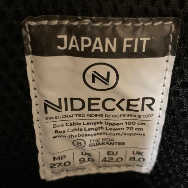 値下げ！NIDECKER スノーボード ブーツWボア　今年購入一度使用のみ美品！