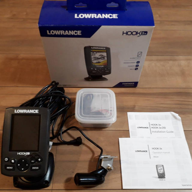 LOWRANCE HOOK-3x ワカサギ魚探 魚群探知機