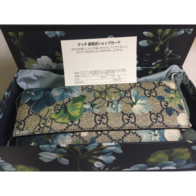 Gucci - GUCCI グッチ 長財布 財布 ブルームス 中古 正規品の通販 by se