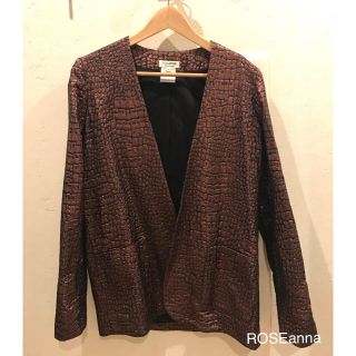 バーニーズニューヨーク(BARNEYS NEW YORK)のROSEanna jacket(ノーカラージャケット)