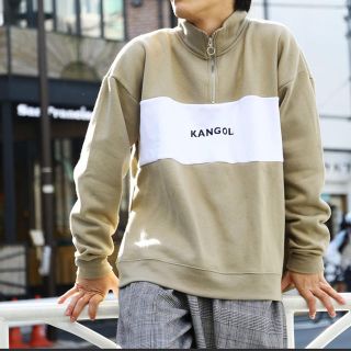 KANGOL - KANGOL ハーフジップスウェットの通販 by yo's shop ...