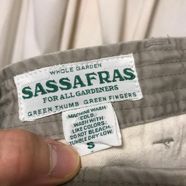 SASSAFRAS(ササフラス)のササフラス フォールリーフ パンツ オアスロウ ノースフェイス ネペンテス メンズのパンツ(ワークパンツ/カーゴパンツ)の商品写真