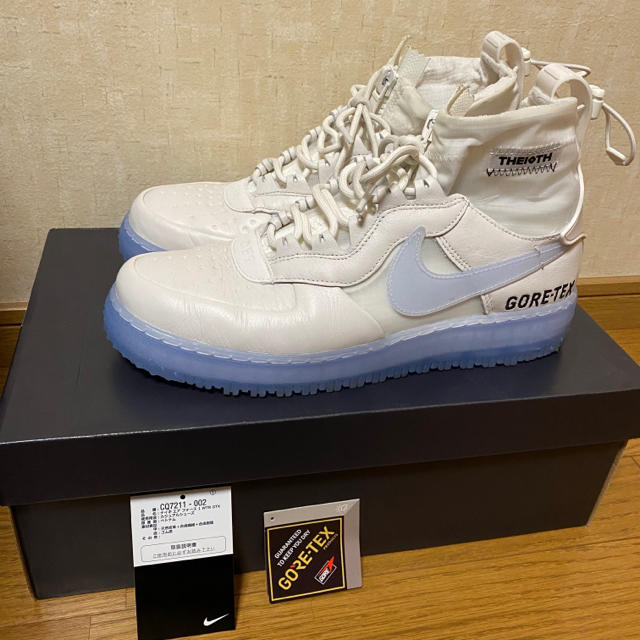 メンズNIKE AIR FORCE 1 WTR GTX PHANTOM 27.5cm