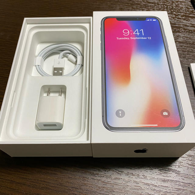 【simフリー】 iPhone X 256GB スペースグレイ