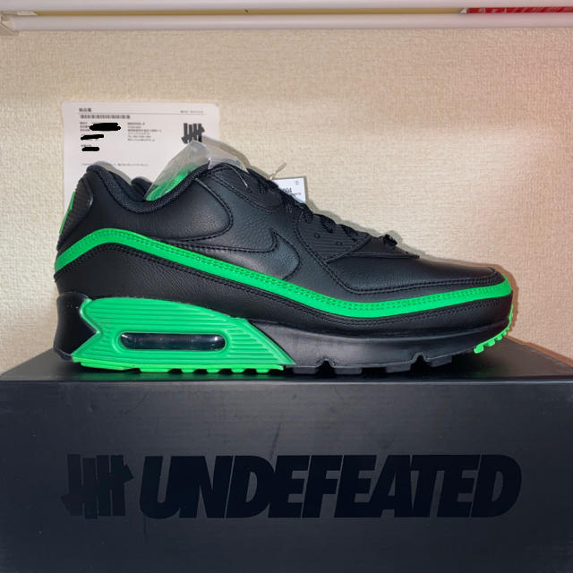 NIKE(ナイキ)のNIKE AIR MAX 90 UNDEFEATED “BLACK GREEN” メンズの靴/シューズ(スニーカー)の商品写真