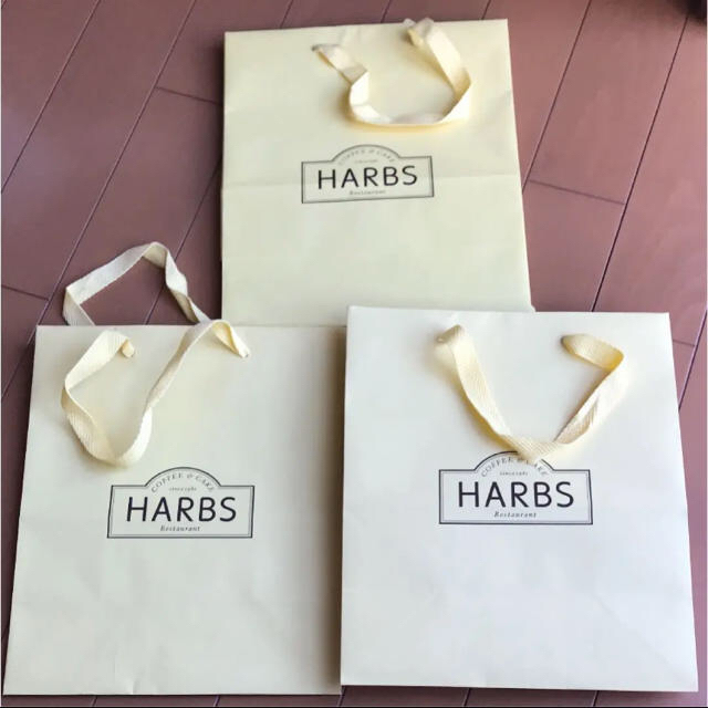 HARBS 紙袋 ハーブス +アイスノン追加 レディースのバッグ(ショップ袋)の商品写真