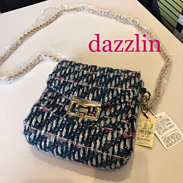 dazzlin(ダズリン)の未使用✨dazzlin  ミックスツイードチェーンバッグ レディースのバッグ(ショルダーバッグ)の商品写真