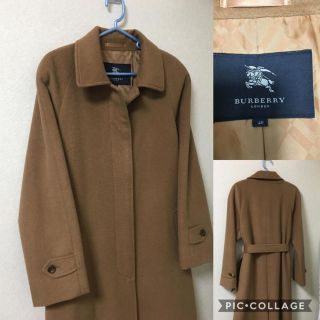 バーバリー(BURBERRY)のバーバリーロンドン　burberry London ロングコート アンゴラ混(ロングコート)