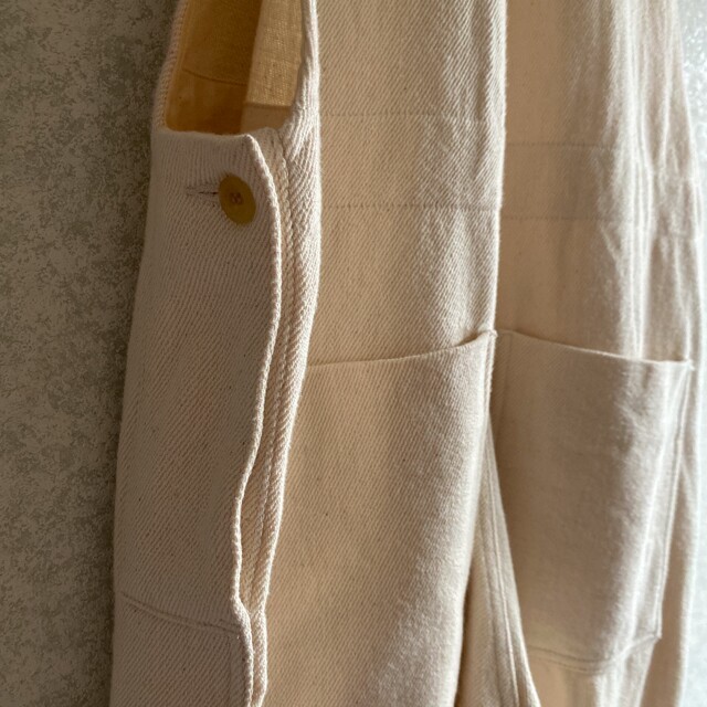 nest Robe(ネストローブ)のヴェリテクール　ローヴィングデニムオーバーオール レディースのパンツ(サロペット/オーバーオール)の商品写真