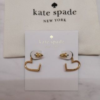 ケイトスペードニューヨーク(kate spade new york)の新品♠ケイトスペード　ハート　ミニ　ピアス(ピアス)