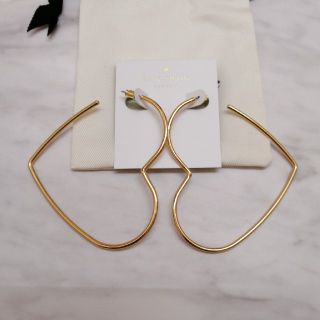 ケイトスペードニューヨーク(kate spade new york)の新品♠ケイトスペード　ハート　ラージ　ピアス(ピアス)