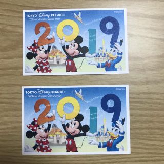 ディズニー(Disney)の【値下げ不可】ディズニーチケット 大人2枚　Disney(遊園地/テーマパーク)