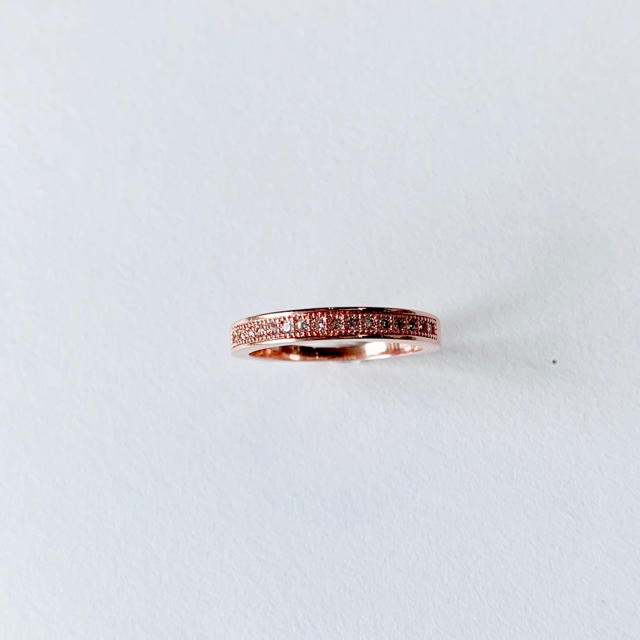 pk001 pink gold ring 11号 ピンクゴールドリング レディースのアクセサリー(リング(指輪))の商品写真