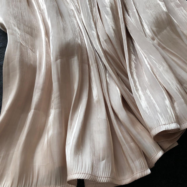 サテン シャイニースカート レディースのスカート(ロングスカート)の商品写真