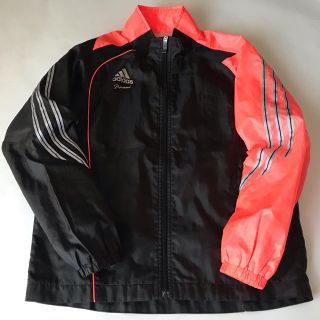 アディダス(adidas)のadidas アディダス 蛍光カラーがカッコいい☆ウィンドブレーカー 140(ジャケット/上着)