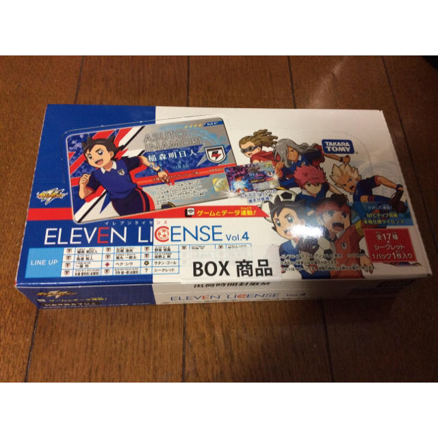 イナズマイレブン イレブンライセンス Vol.4 BOX 未開封