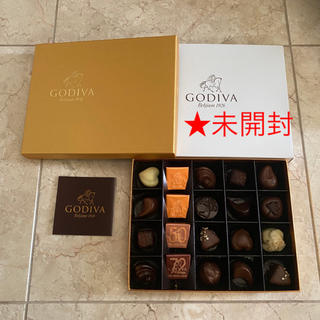 チョコレート(chocolate)の★未開封　GODIVA ゴディバ　チョコレート　ゴールドコレクション20粒入り(菓子/デザート)