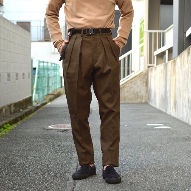 NEAT HOPSACK / BELTLESS ホップサックパンツ  スラックス