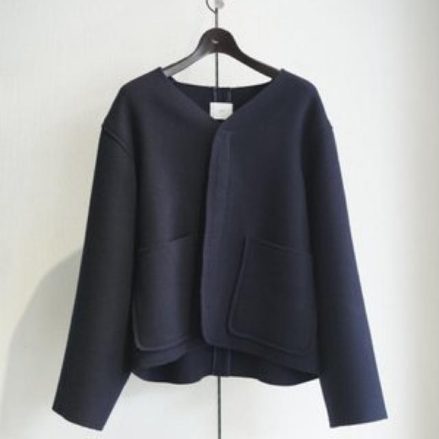 ATHA DOUBLE MELTON LINER JACKET Navy | svetinikole.gov.mk