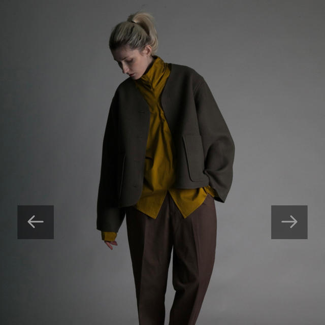 ATHA DOUBLE MELTON LINER JACKET Navyの通販 by Store|ラクマ