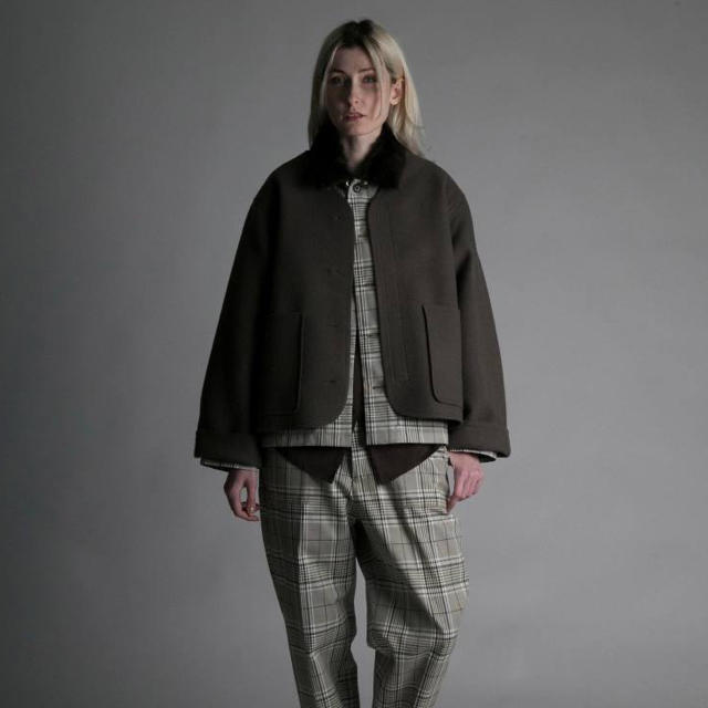 ATHA DOUBLE MELTON LINER JACKET Navy | www.fk-wurfscheibe.de