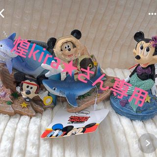 ディズニー(Disney)のミッキー　ミニー　3個セット☆オーナメント(キャラクターグッズ)