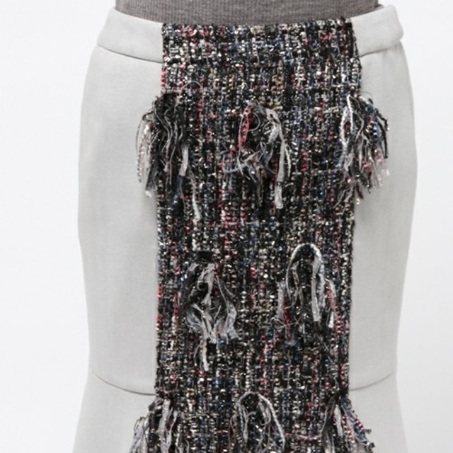 Re.Verofonna　ヴェロフォンナ　フリンジマーメイドスカート レディースのスカート(ひざ丈スカート)の商品写真